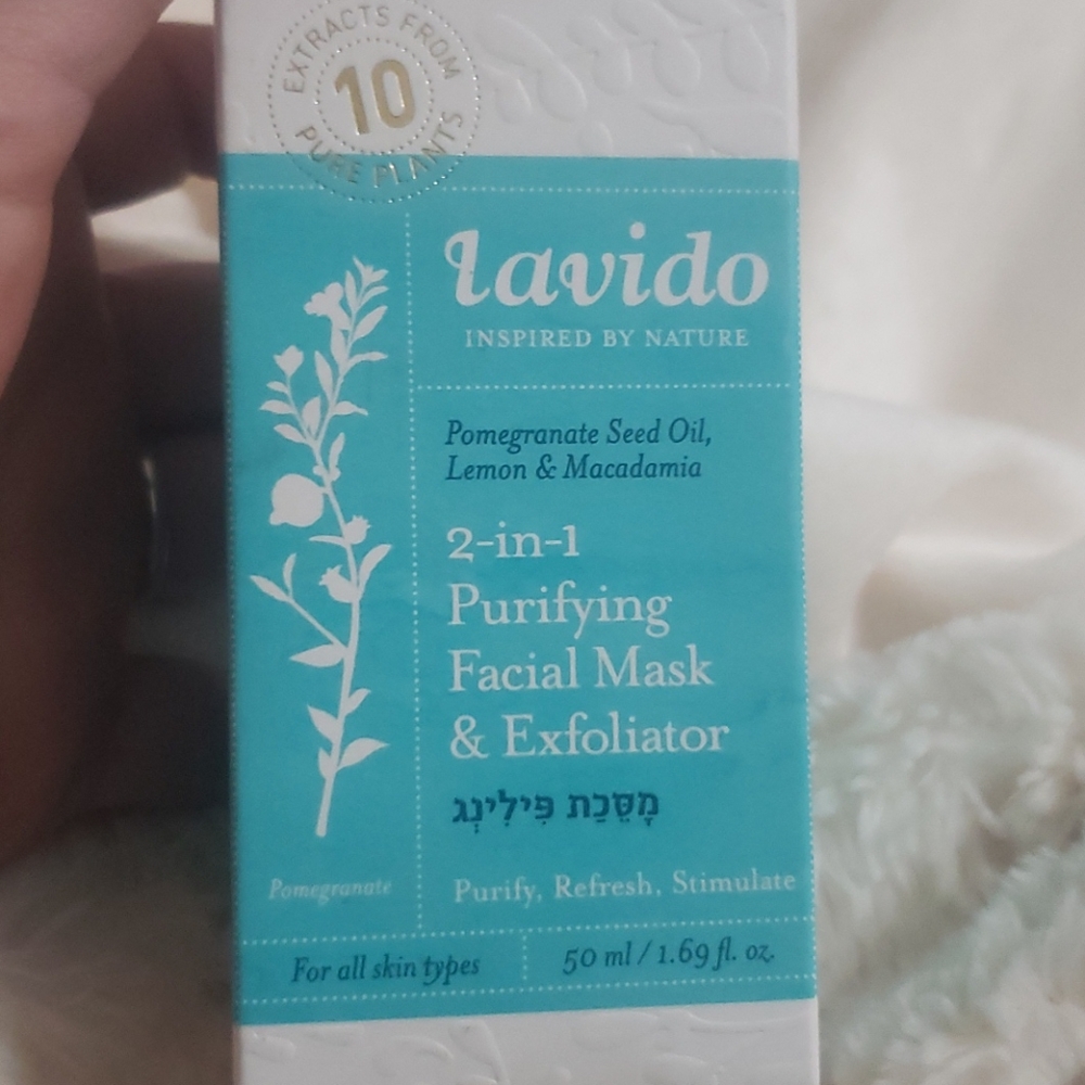 Lavido inspired by nature facial mask